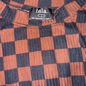 Dressed in LALA Black and Brown Cropped Jumpsuit